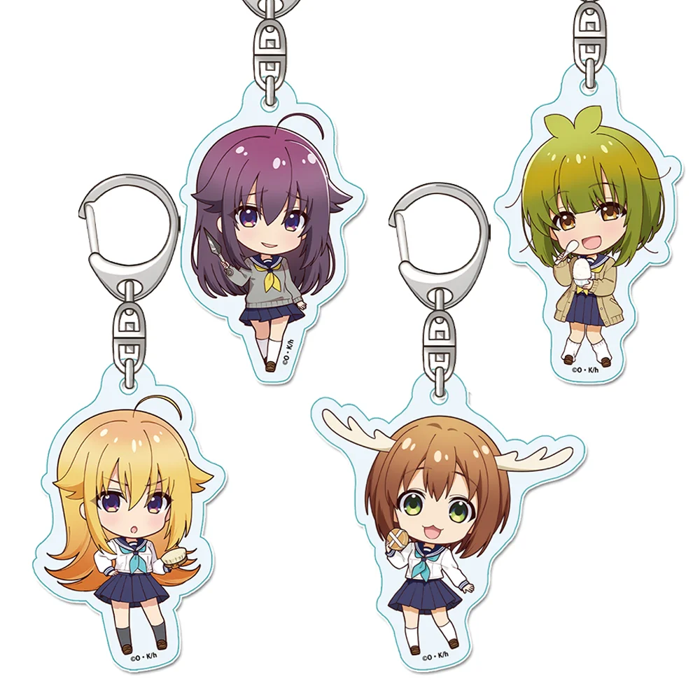 Mi amigo de ciervo Nokotan Noko Shikanoko Torako Koshi Anko Koshi Meme Bashame oficial HD acrílico llavero bolsa colgante productos de anime