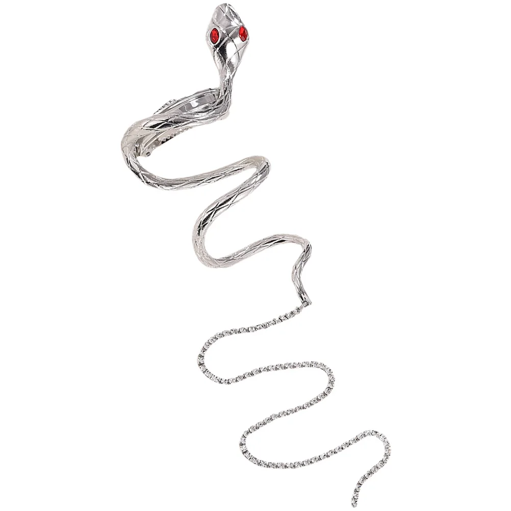 

Spirit Snake Hair Clip Clips Ponytail Holder Barrettes Metal for Women Cuffs Miss