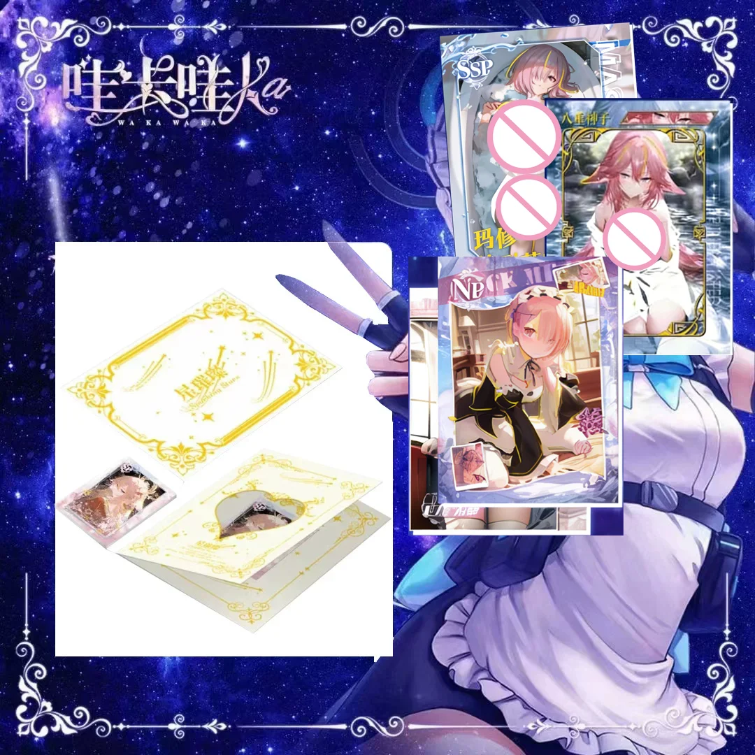 Sparking Stars Anime Waifu Trading Cards Goddess Story Collection Cards, Rare Cards TCG CCG Collectible Card Game for Anime Fans