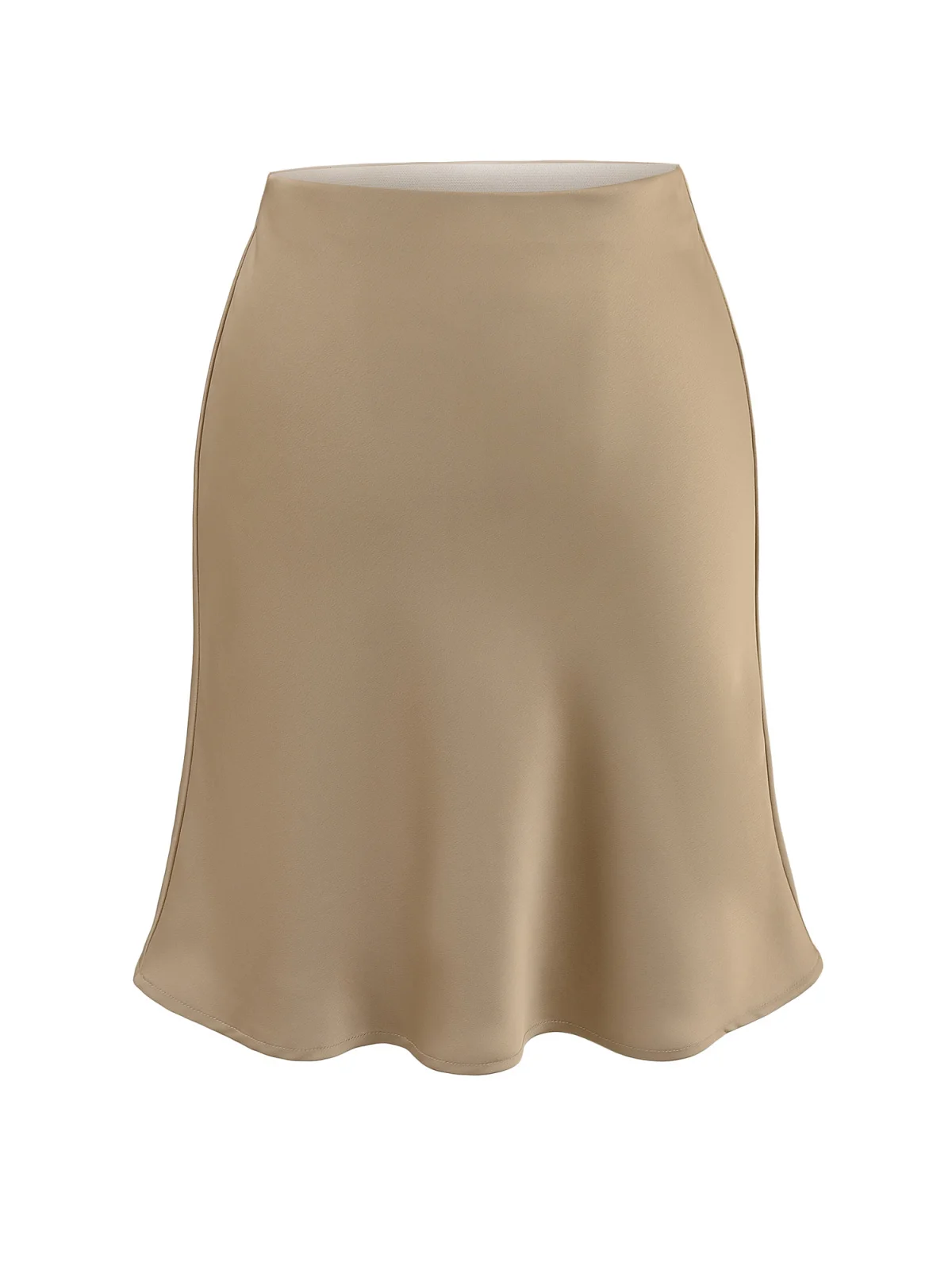 

American Retro High Waist Slim Fi Tail f Skirt Women's Design Sensation Small Size Body Wrap Satin ort Skirt