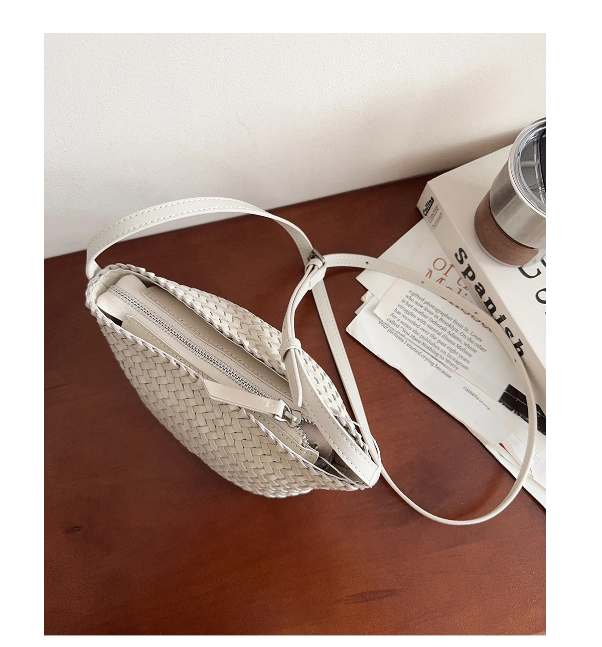 2025, modische Damen-Umhängetasche aus PU-Leder, Umhängetasche, hochwertiges, stilvolles Accessoire für den täglichen Gebrauch – Detail 8