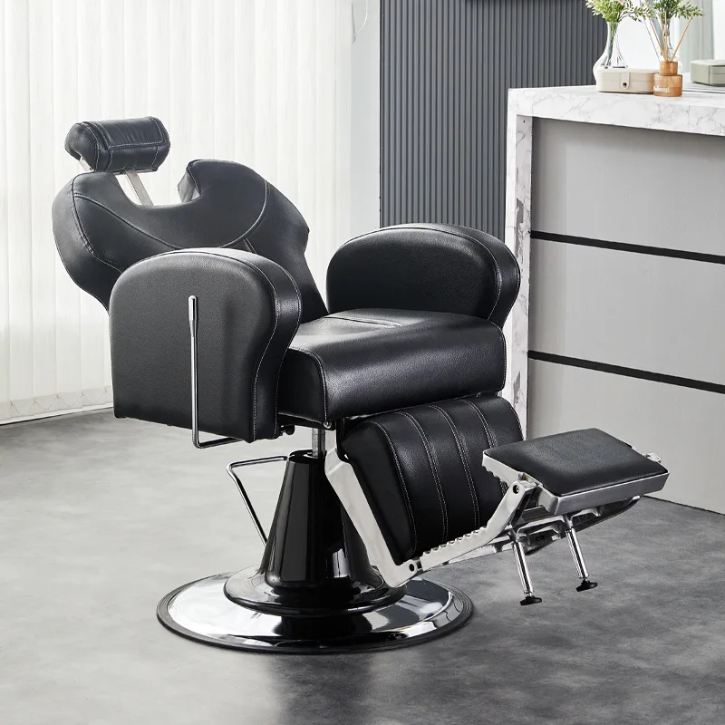 AOLIVIYA Salon Barber Chair Beauty Manicurist Nail Chair Pro Hairdressing Stool Recline Shave Shaving Stylist Wholesale