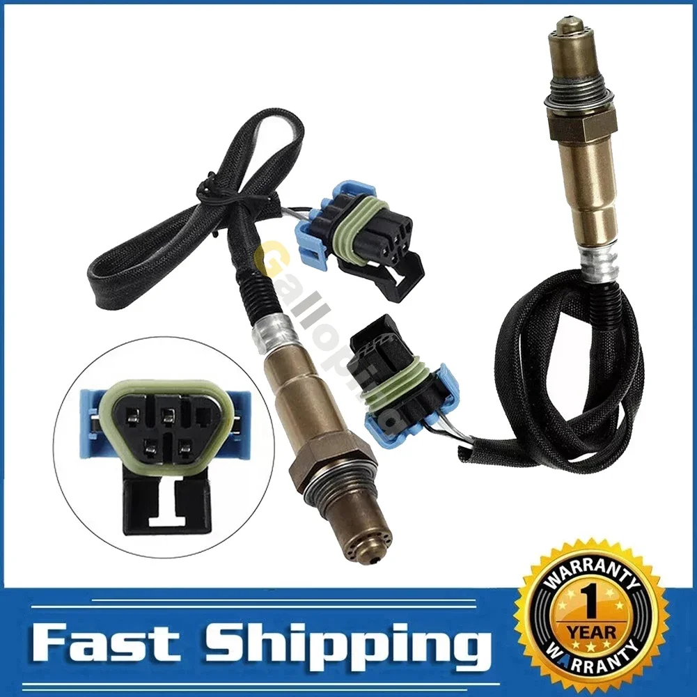 

2X O2 Oxygen Sensor For 2011 2012 Chevrolet Equinox Captiva Sport 3.0L 2006 Buick Rendezvous 3.6L V6 Upstream Downstream 4 Wires