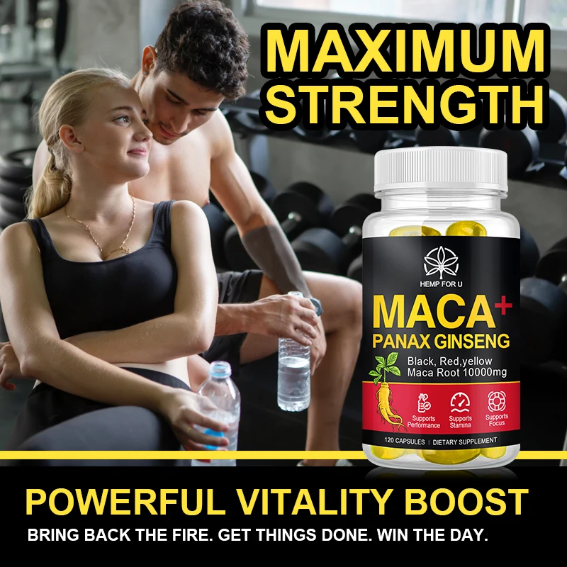 BBEEAAUU Ginseng Maca Root Capsules