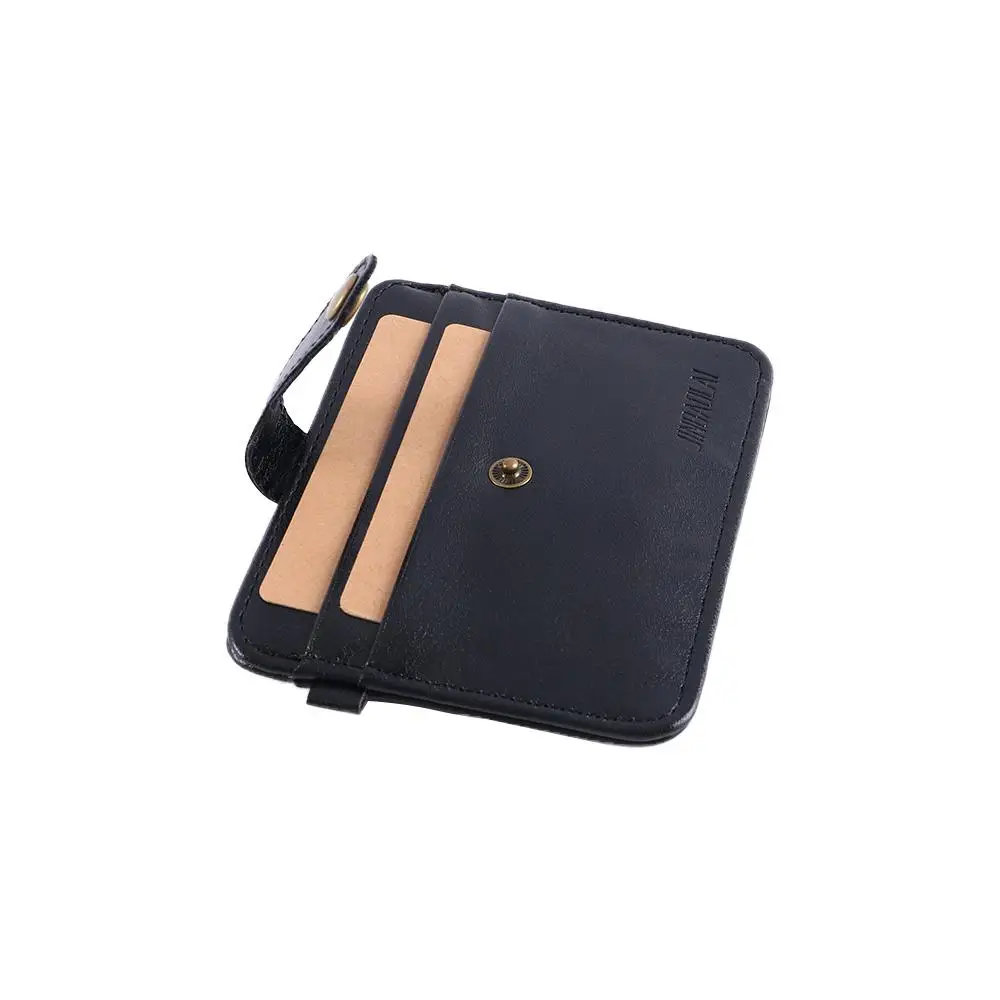Card Package Real Hasp Vintage Style Clutch Crazy Horse Women Small Leather Purse Mini Wallets
