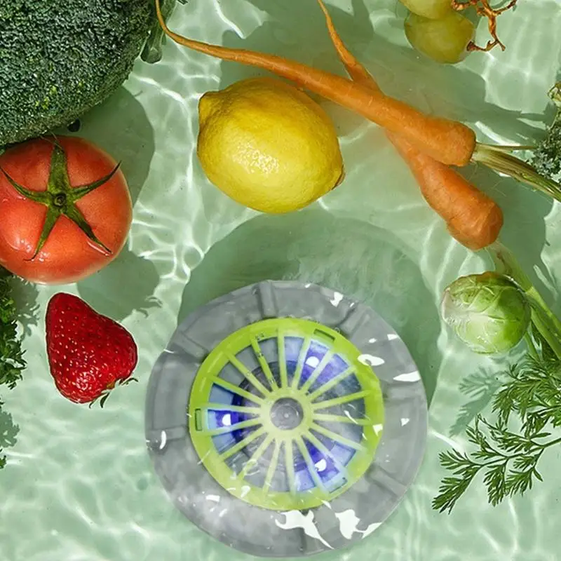 U1JE 휴대용 자동 세탁기 스피너 기계 과일 및 야채 세탁기 과일 및 야채 와셔 액세서리