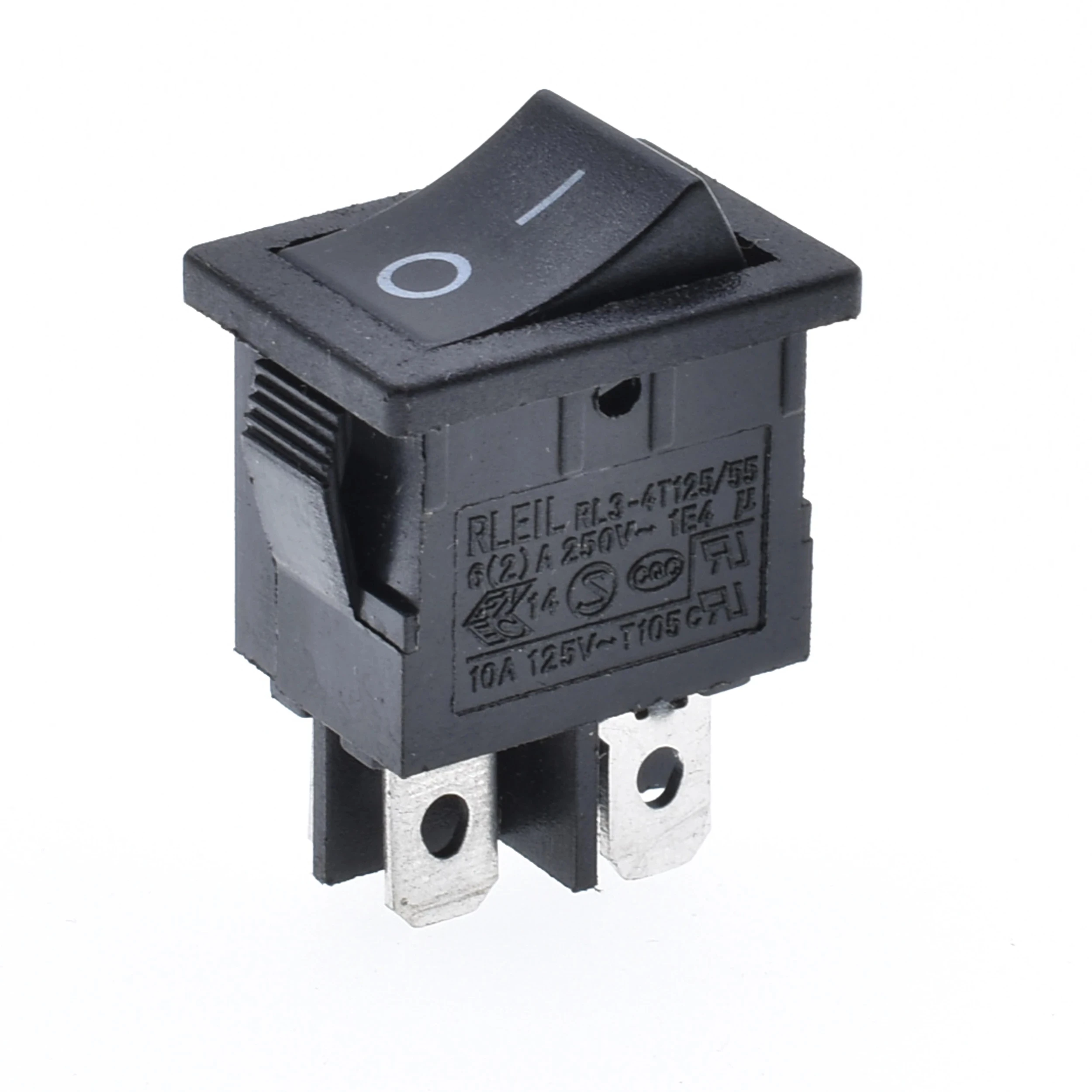 10PCS lot Good quality KCD Black Rocker Cross-shaped baffle Power Switch ON-OFF 2Position 4 Pins The arrow is reset10A125V 21*15