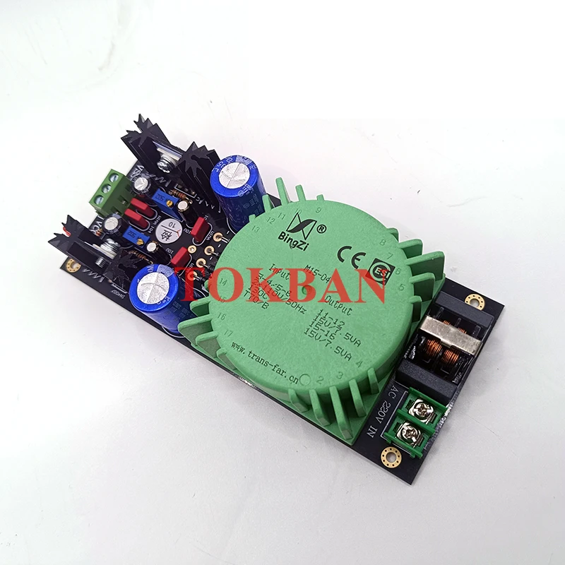 LM317/LM337 Transformer Output Adjustable Voltage Stabilizing Circuit Board Kit Diy Can Install Talema Sealed Ring Transformer