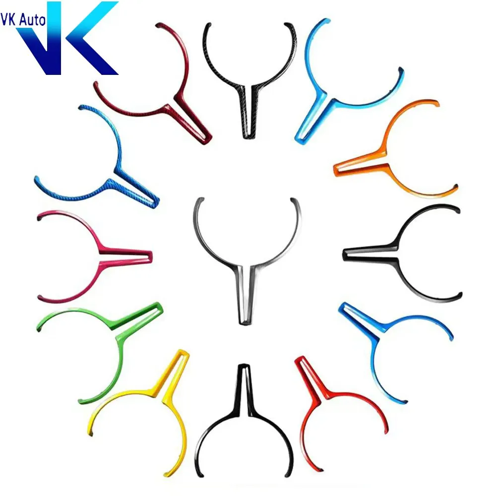 For BMW F30 F31 F33 F34 F20 F21 F22 F25 F26 F10 F15 F16 M3/M5 Button Cover Trim ABS Material Steering Wheel Decorative Strip