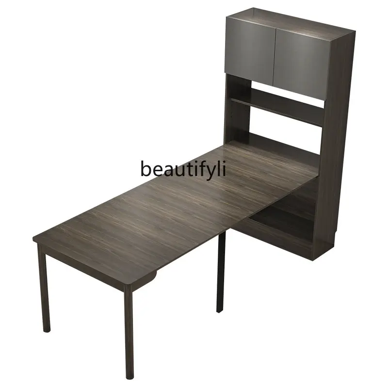 

Small Apartment Folding Dining Table Household Multi-Functional Combination Kitchen Island High Retractable Dining Table