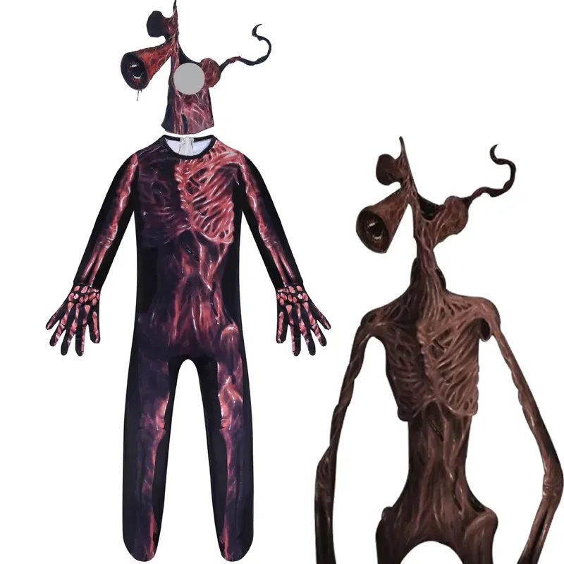 SCP مؤسسة تأثيري حلي الرعب أسطورة صفارة الإنذار رئيس بذلة دمية سوداء الكرتون القط 1923 القماش هالوين الاطفال ملابس الحفلات