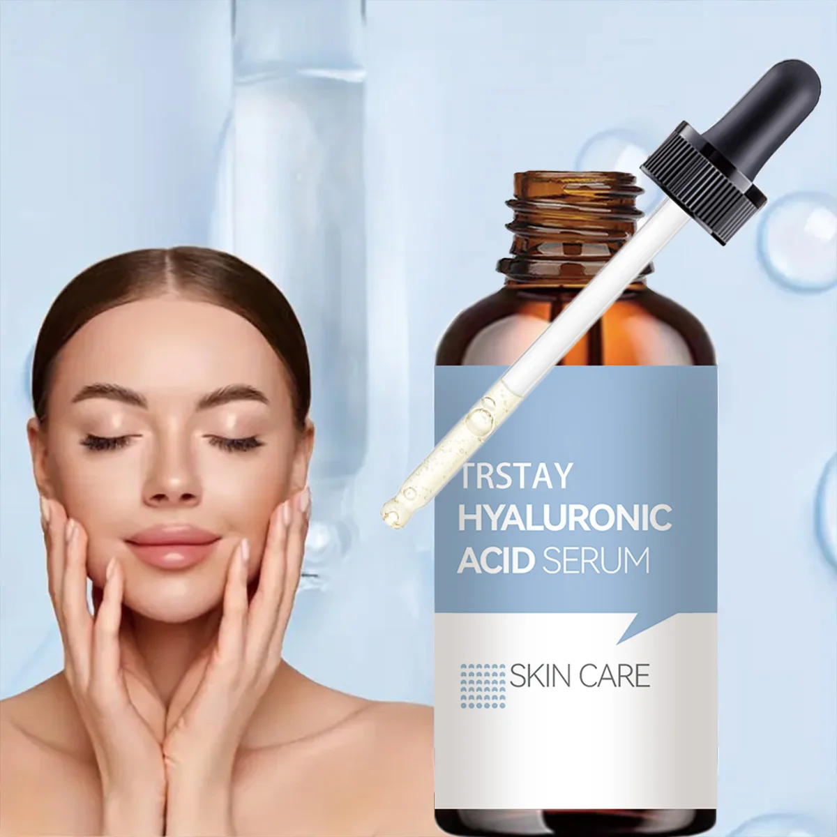 TRSTAY Hyaluronic Acid Facial Essence Anti-Wrinkle Anti-Spot Skin Care สําหรับทุกสภาพผิว Mother & Kids การตั้งครรภ์ & คลอดบุตร