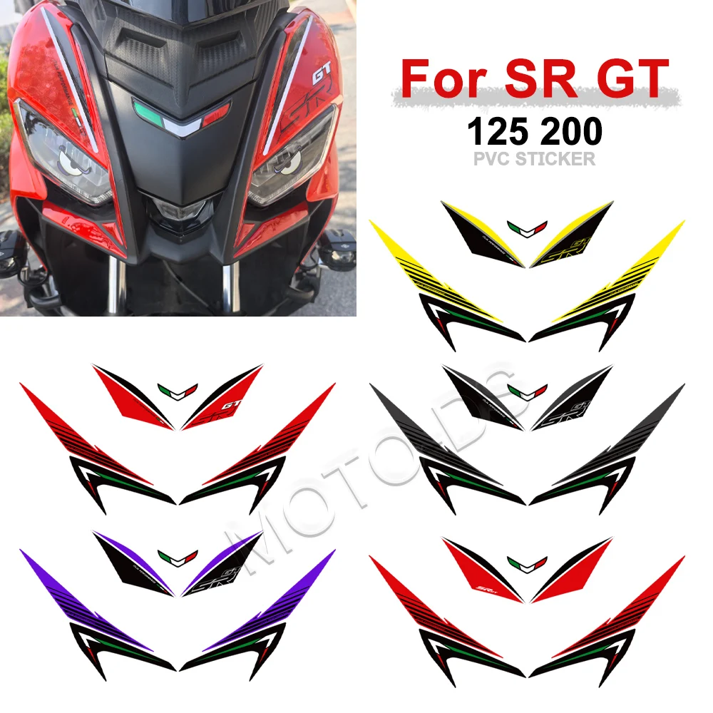 

For Aprilia Sport Replica SR GT 125 200 Motorcycle Body Protector Fairing Shell Fender Accessories Parts Stickers Decals ﻿
