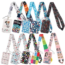 Grey Anatomy Lanyards for Key Nurse Doctor Neck Strap For Card Badge Gym Phone Charm Strap Keychain Keyrings Accessories
