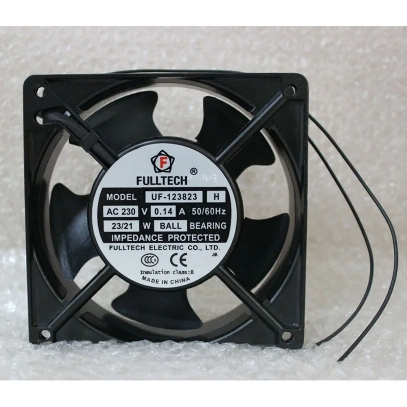 M  New FULLTECH UF-123823H AC 230V 0.14A 23/21W 2-Wire cooling fan#QW