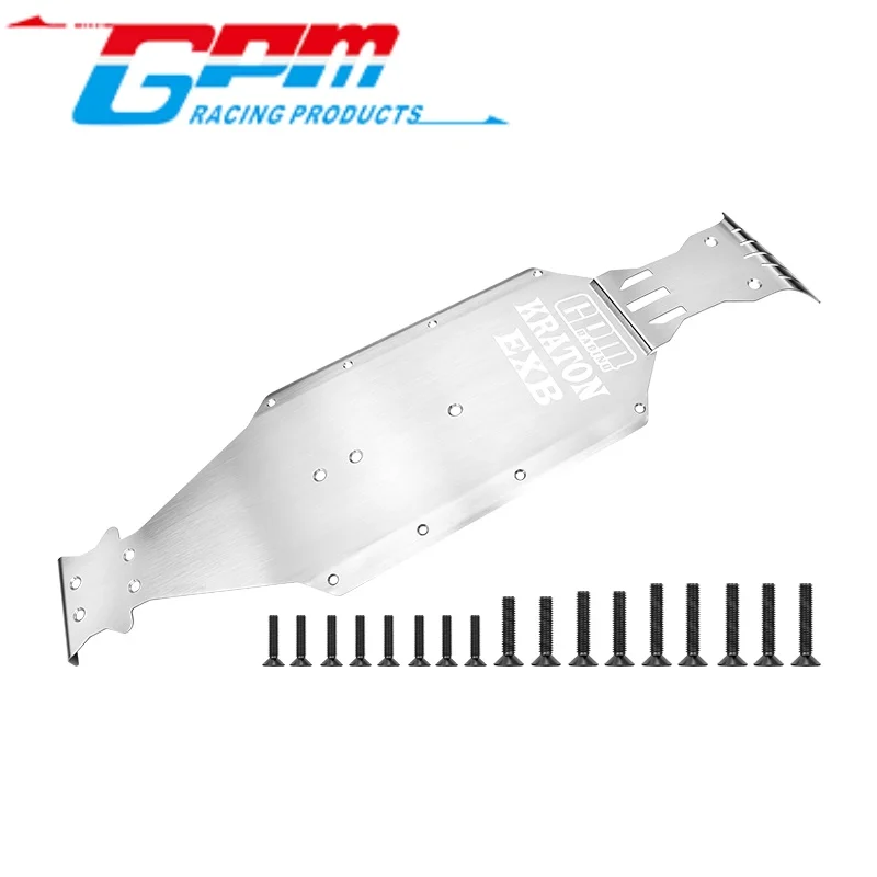 

GPM MKV6333 STAINLESS STEEL INTEGRATED CHASSIS SKID KIT THICK 1MM FOR ARRMA 1/8 KRATON 6S EXB V6 / V2 / KRATON 6S ARA106053