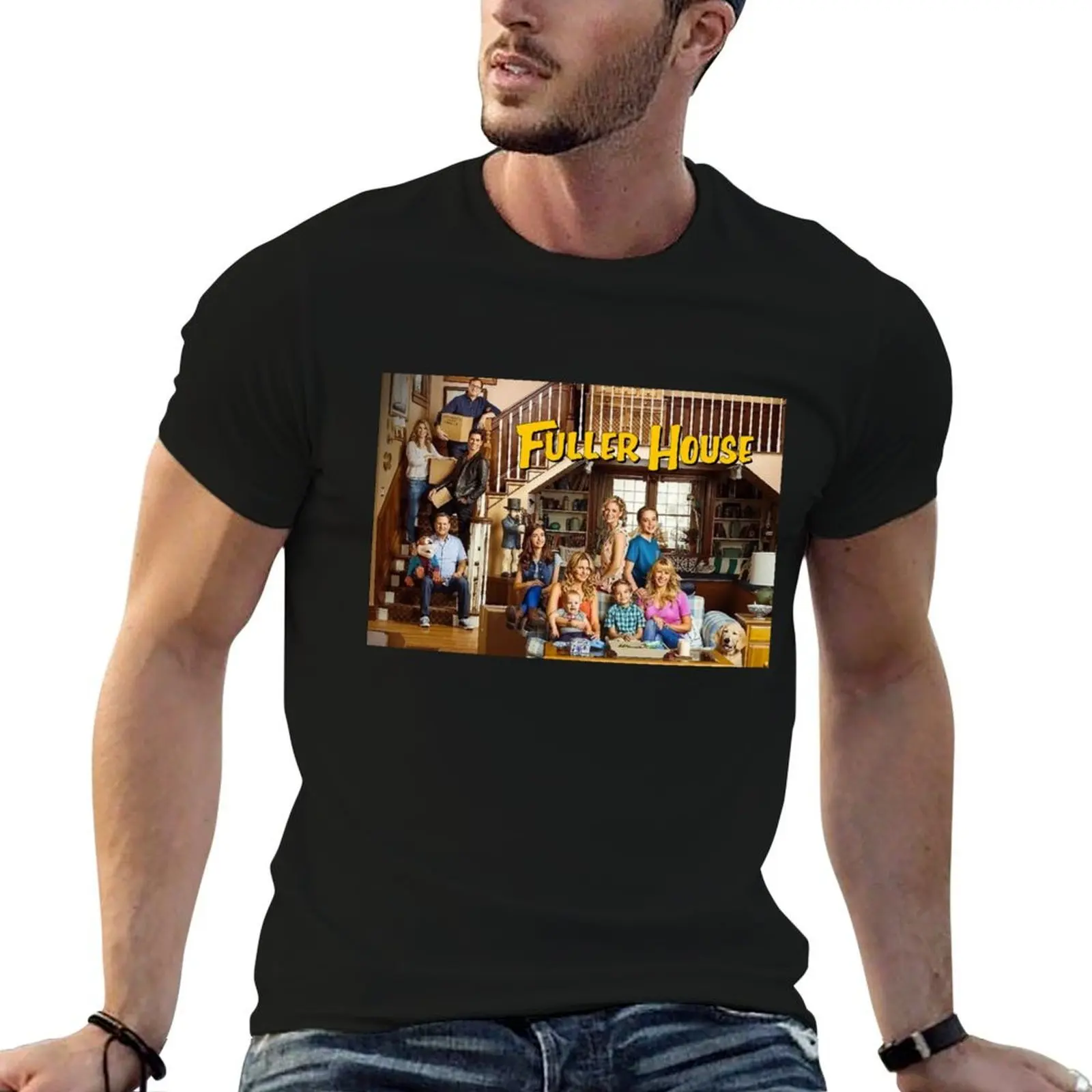 Fuller House Cast Merch T-Shirt cotton t shirts high quality man t shirt heavy cotton t shirt personalised T-shirt
