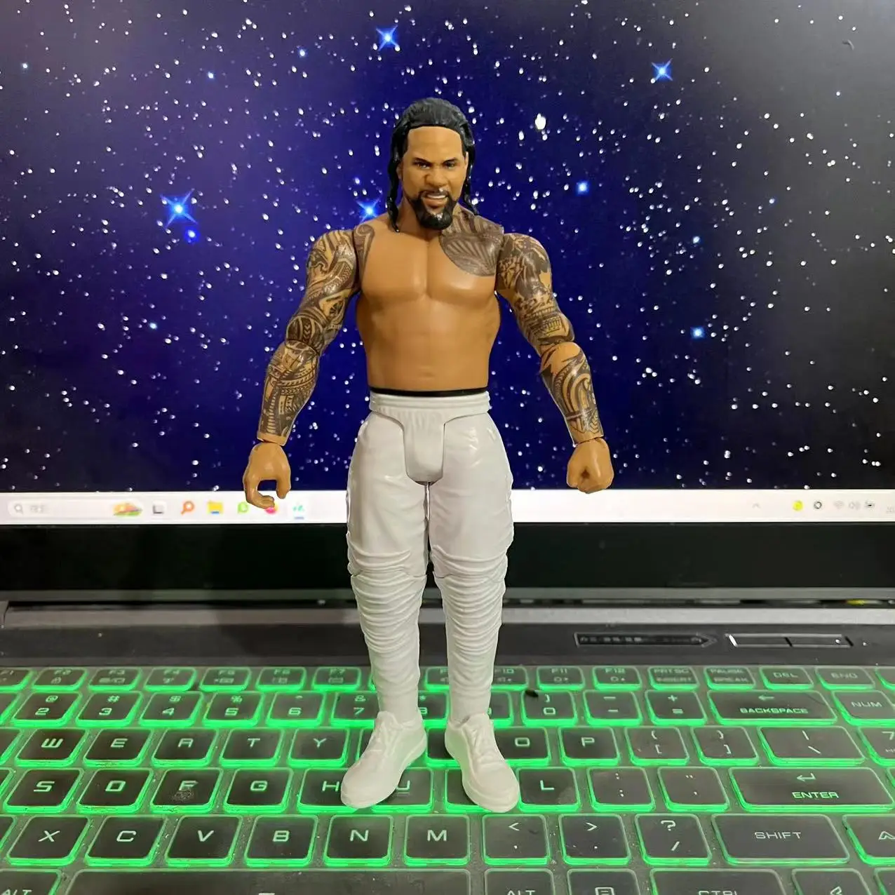 JIMMY&JEY USO PENTA EL ZERO Sting Roman BIG Wwe Aew Action Figure Challenge Arena Wrestling Gladiator Moving Figure