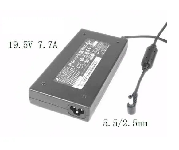 

Delta Electronics ADP-150VB B, 19.5V 7.7A, Barrel 5.5/2.5mm, 3-Prong Power Adapter