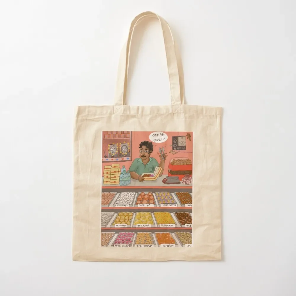 

Bengali sweet shop Tote Bag Women's shopping bag tote bags aesthetic Tote Bag