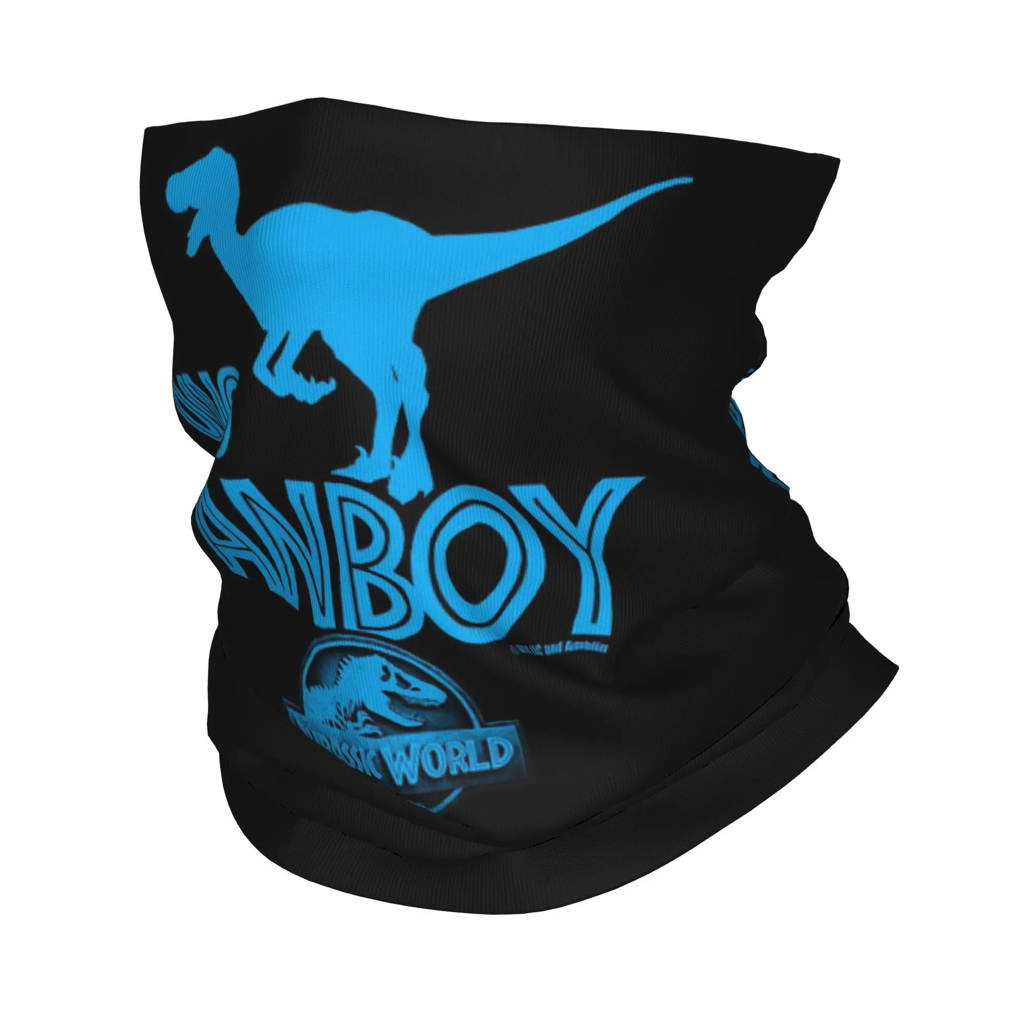 

Dino Fanboy - Jurassic World Bandana Neck Gaiter Printed Mask Scarf Multi-use Headwear Riding For Men Women Adult Windproof