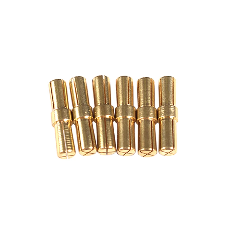 5/10/20Pcs 5MM Male to 5MM Male Gold Plated Bullet Plug Connector Adapter for RC Hobby Model Car Boat Battery ESC Motor Charger