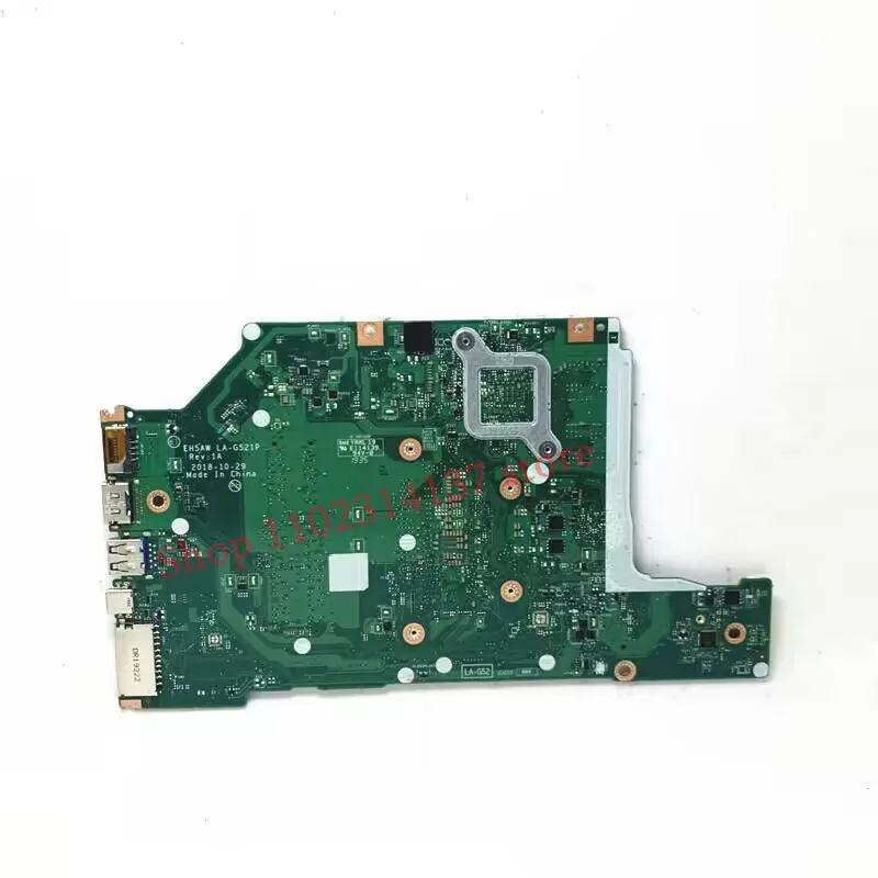 For Acer Aspire A515-52 A515-52G EH5AW LA-G521P W/ SRFFX I5-8265U CPU NBHCR11005 Laptop Motherboard N17S-G0-A1 MX230 100% Tested