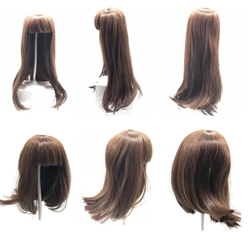 Doll Hair Wig for Doll's Head is About 38cm Silicone Reborn Dolls Hair