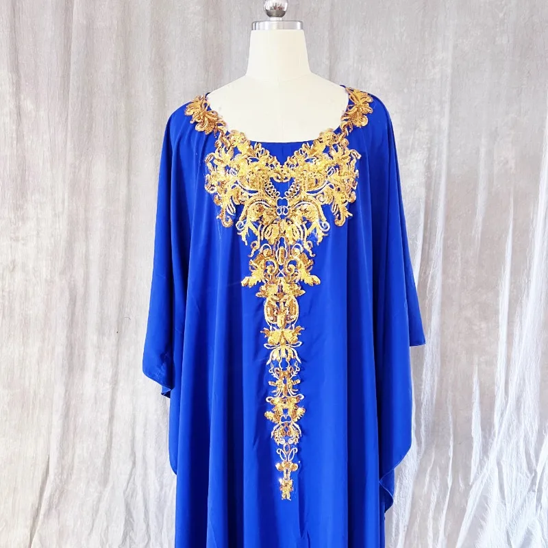 Customized New Belly Dance Costumes Practice Clothes Blue Folk Robes Khaligee Haligi Average Size Cheap Price