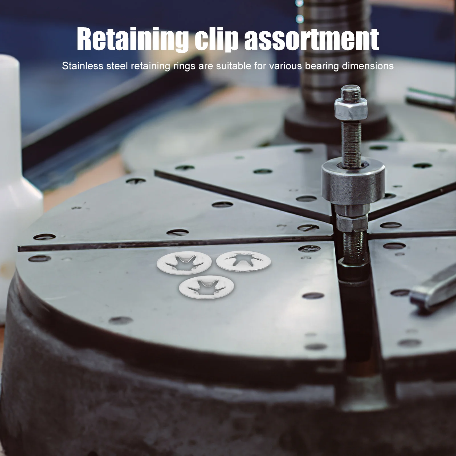 

30 Pcs Retaining Clips Metal Clamps for Woodworking Internal Rings Assortment Plum