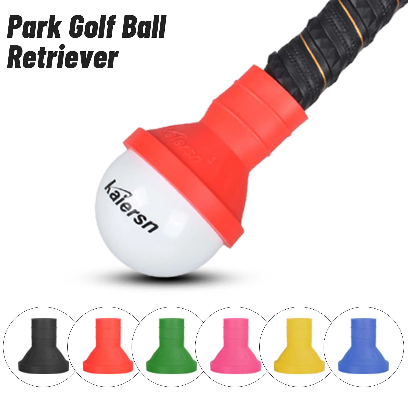 

Kaiersn Park Golf Ball Pick up Tool Silicone Park Golf Ball Retriever Easy to Carry Durable Ball Picker for Grass
