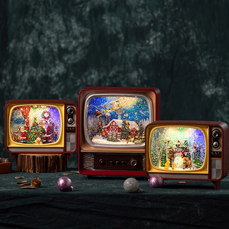 

Piaoxue Christmas Music Box Music Box Crystal Ball Cross-border
