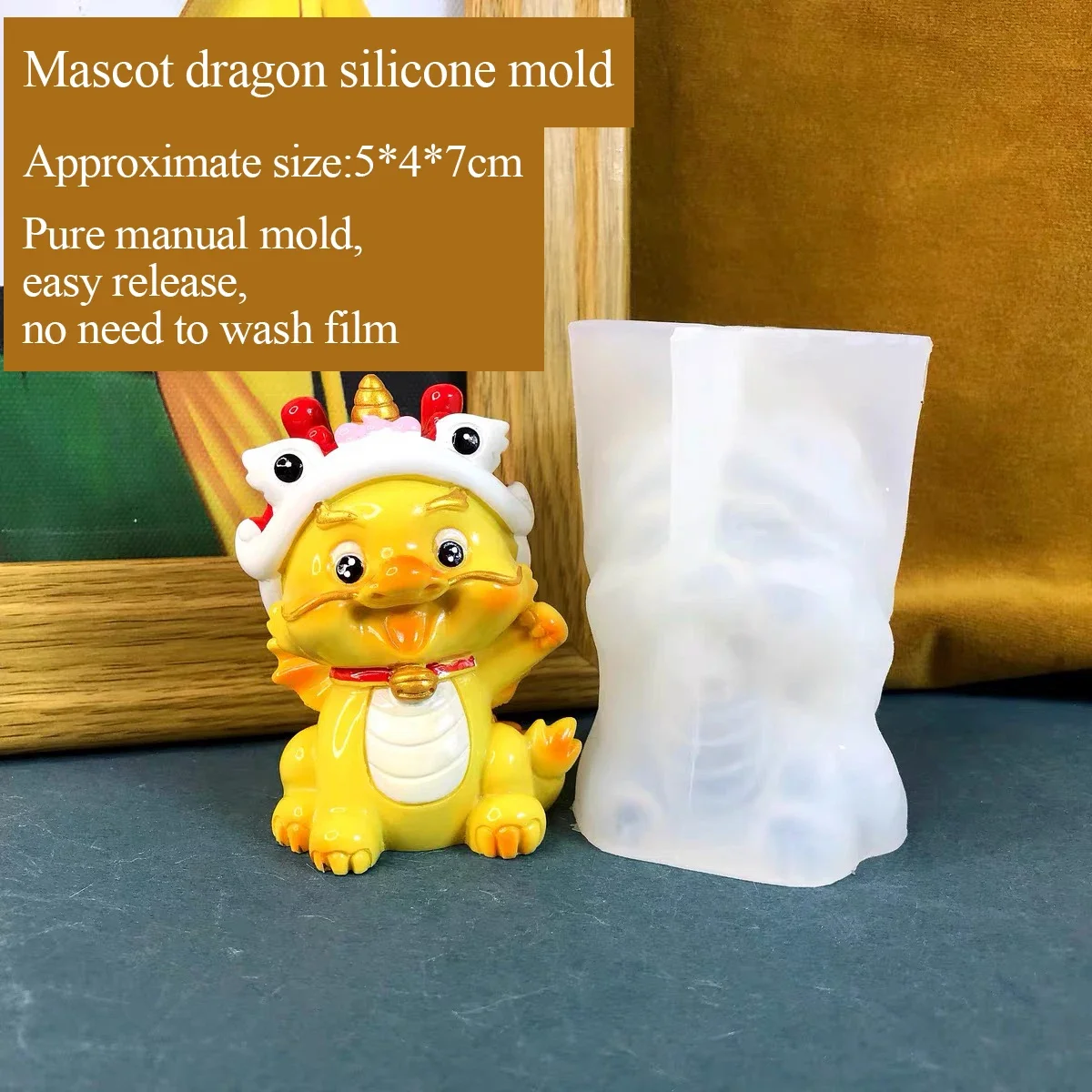 Dragon Mold for the Year of the Dragon, Cute, Year of the Dragon, Mascot Series, Happy Dragon, Dragon Lion, Fu word, Lantern, Mo