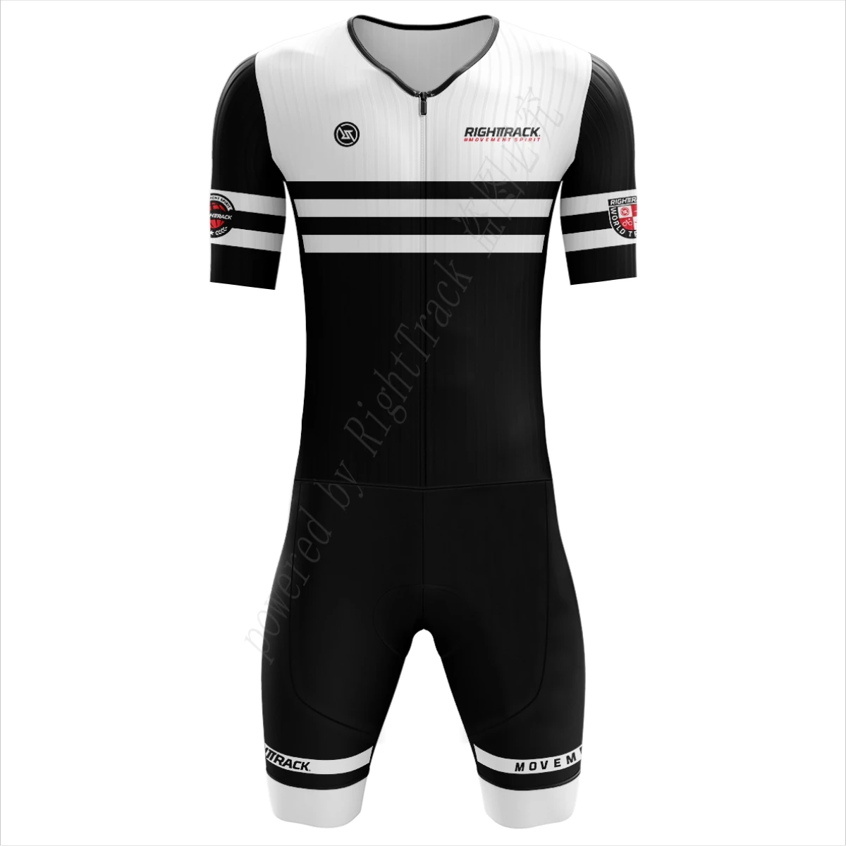 New 70.3 Trisuit World Race Triathlon Short Sleeve Skinsuit Clothing Jumpsuit Swimming Cycling Running RIGHTTRACK Sportwear