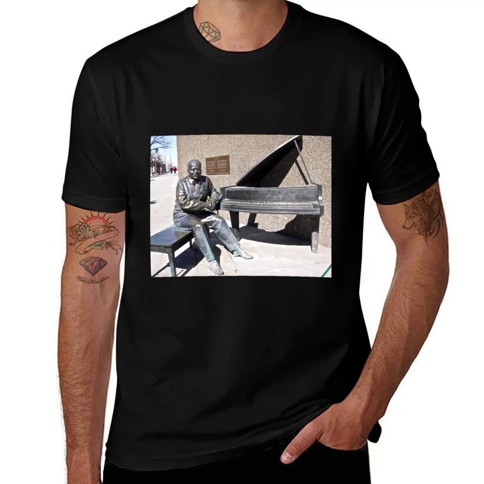 

Oscar Peterson T-Shirt man graphic t shirt man tshirt t shirt man luxury T-shirt