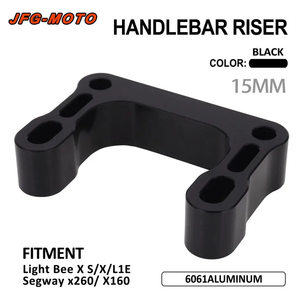 15mm 25mm Handlebar Riser Motorcycles Parts Head Up Raiser Adaptor For Sur-Ron Sur Ron Lightbee X S L1E Segway X260 Dirt Bike