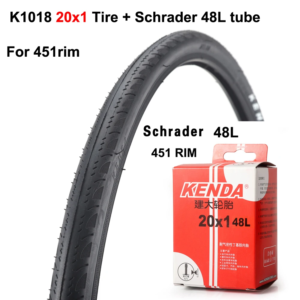 KENDA 折りたたみ自転車タイヤ 20*1 (23-451) 60TPI ロードマウンテン