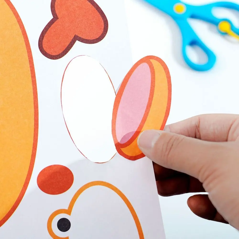 Papier Kinder Papier-schneiden Buch Spielzeug 3D Tier Muster Montessori Kindergarten Puzzle Papier Kunst Lernen Scrapbooking