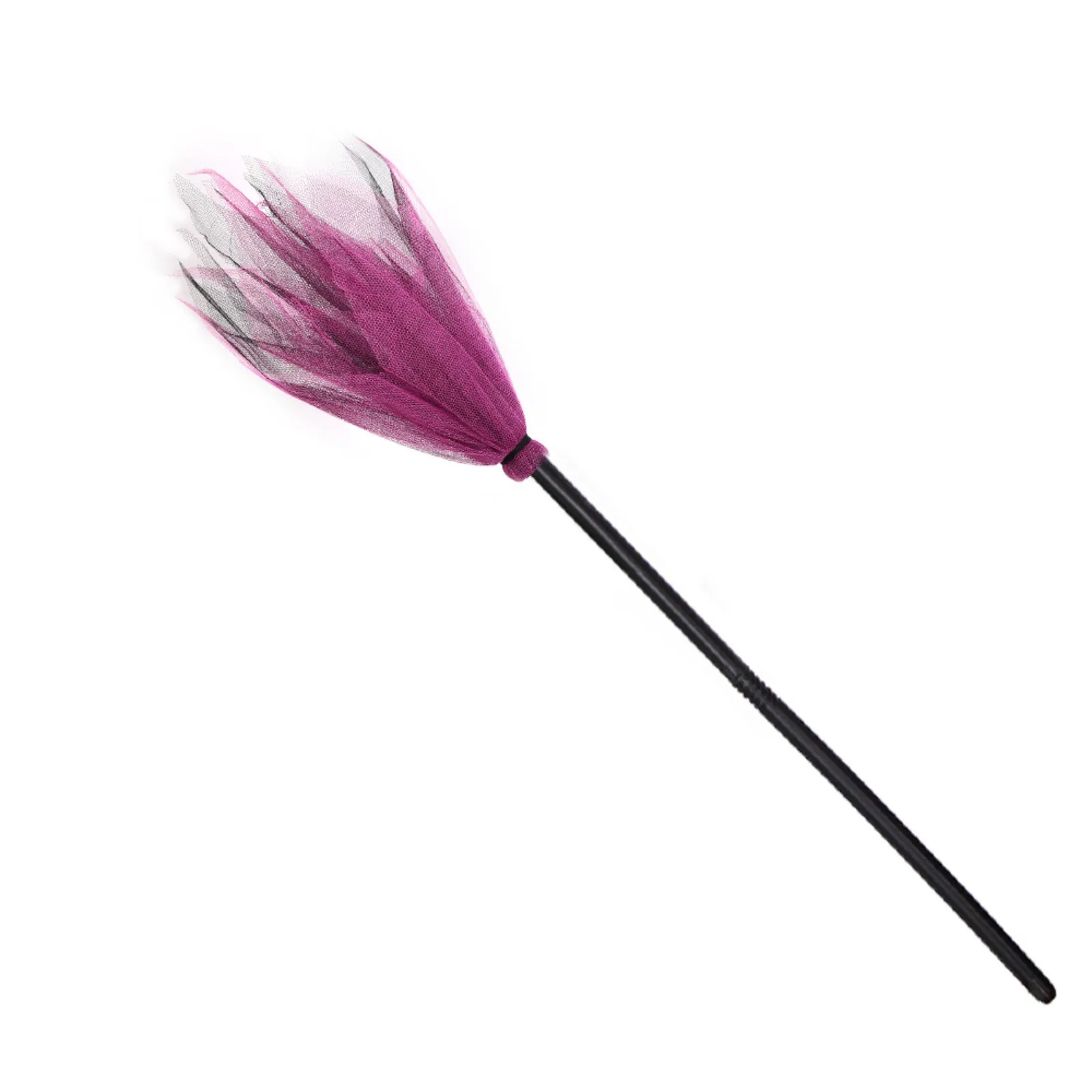 Halloween Party Witch Broom Purple Orange Green Broom For Masquerade Halloween Cosplay Costume Accessories Kid Toy Gift