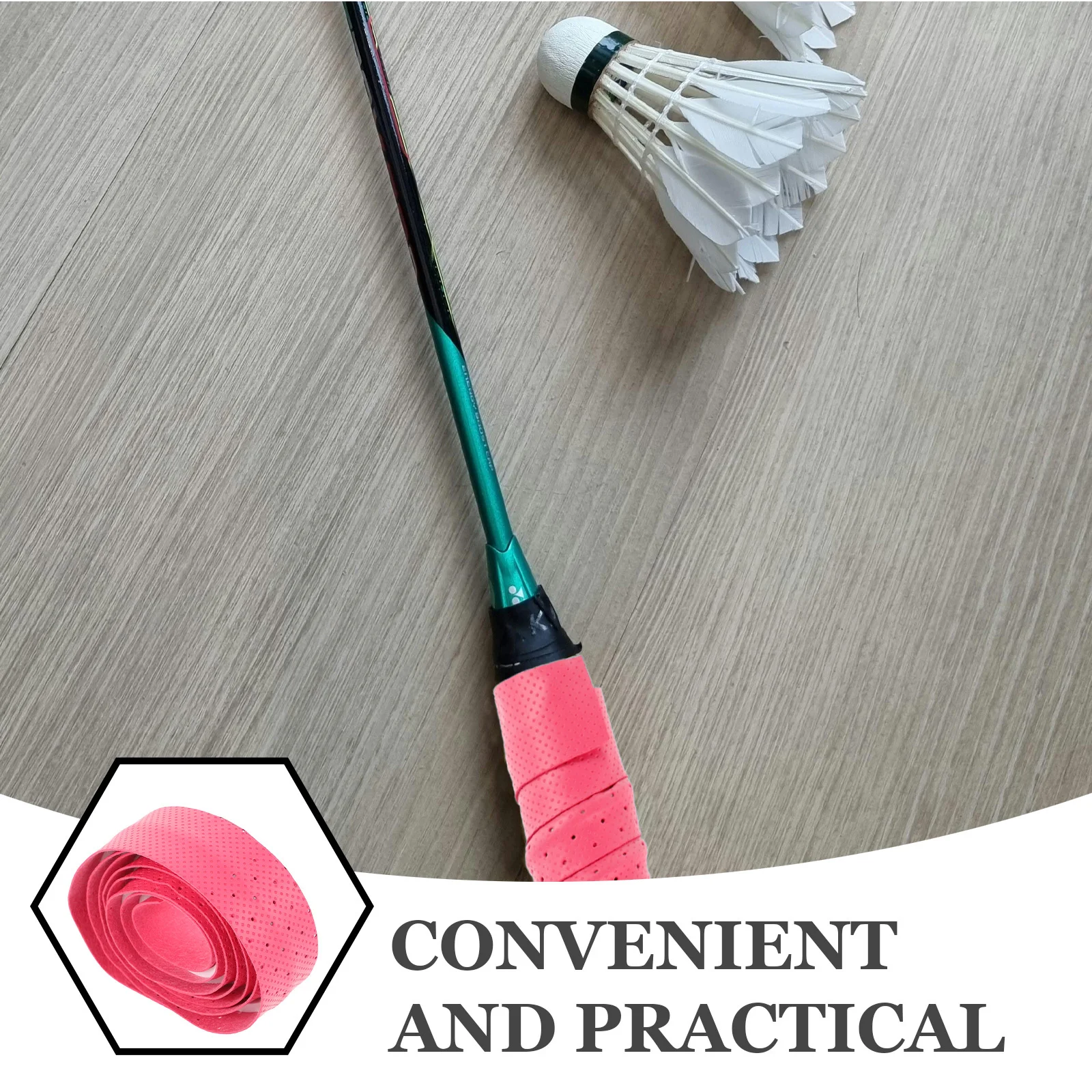 5 قطعة المضادة للانزلاق مضرب شريط لحام الريشة مقبض التفاف امتصاص العرق الفرقة ل تنس مجداف الصيد رود القبضات