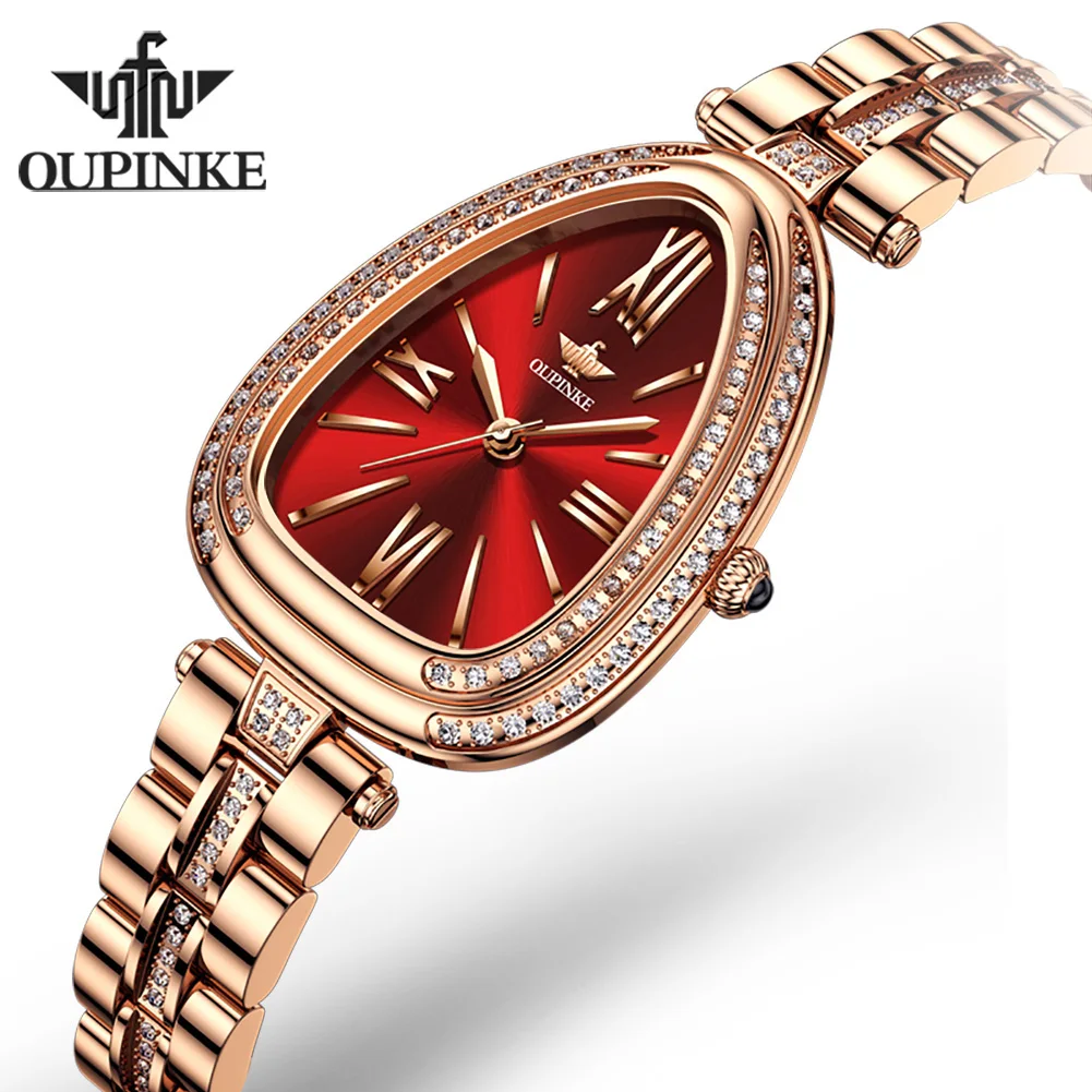 OUPINKE 3192 Women\'s Women Swiss Quartz Movement Luxury Ladies Wrist Watc