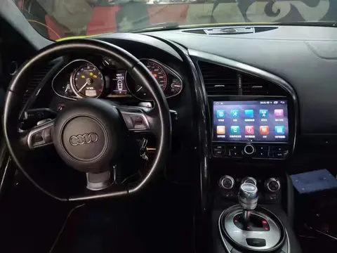 차량용 멀티미디어 플레이어 GPS 네비게이션 라디오, 아우디 R8 V8 V10 2007 2015, 무선 카프레이 안드로이드 자동 비디오 포함, 9 인치, 안드로이드 13
