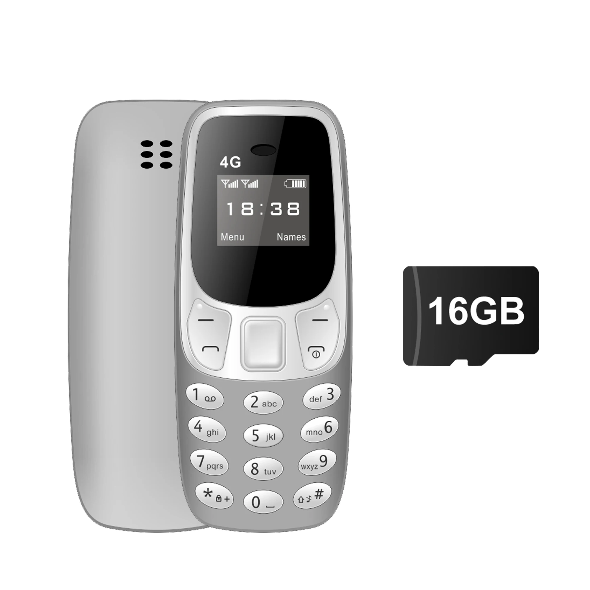 SERVO BM10 4G Mini-knopfunctie Telefoonsnelheidsknop Auto Call Recorder Blacklist 2 SIM Kleine mobiele telefoon Meertalig 2025 Nieuw