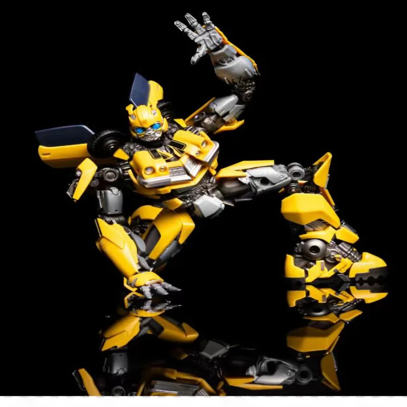 16cm 장난감 재고 있음 트랜스포머 AMK PRO 범블비 가동식 조립 로봇 모델 수집가용 피규어 선물