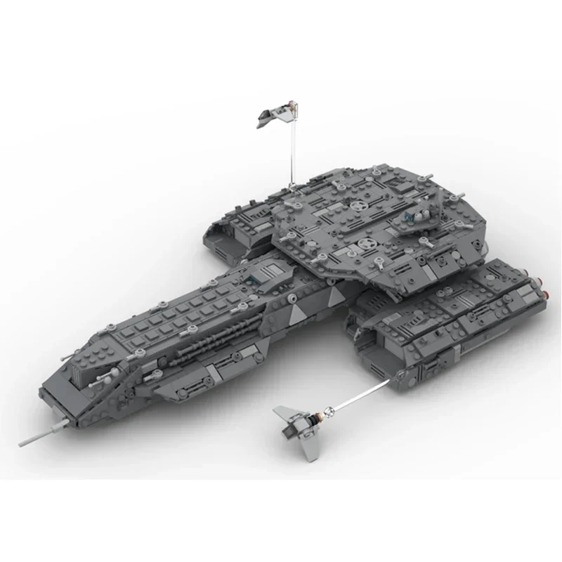 Space Warship Model Deep Space Carrier Moc Building Blocks DIY Assembly Famous Toys For Childr Holiday Gifts Technical Bricks