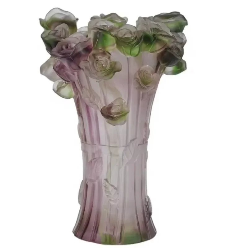 

Top handmade, crystal vase glass vase decoration, vase crystal