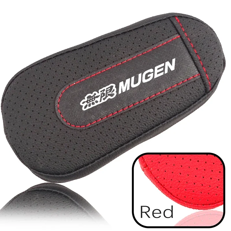 Soft Leather Leg Cushion Knee Pad Armrest pad Interior For Honda Mugen Typer ACCORD Airwave Civic FK8 FIT GK5 JAZZ CRV XRV BRV