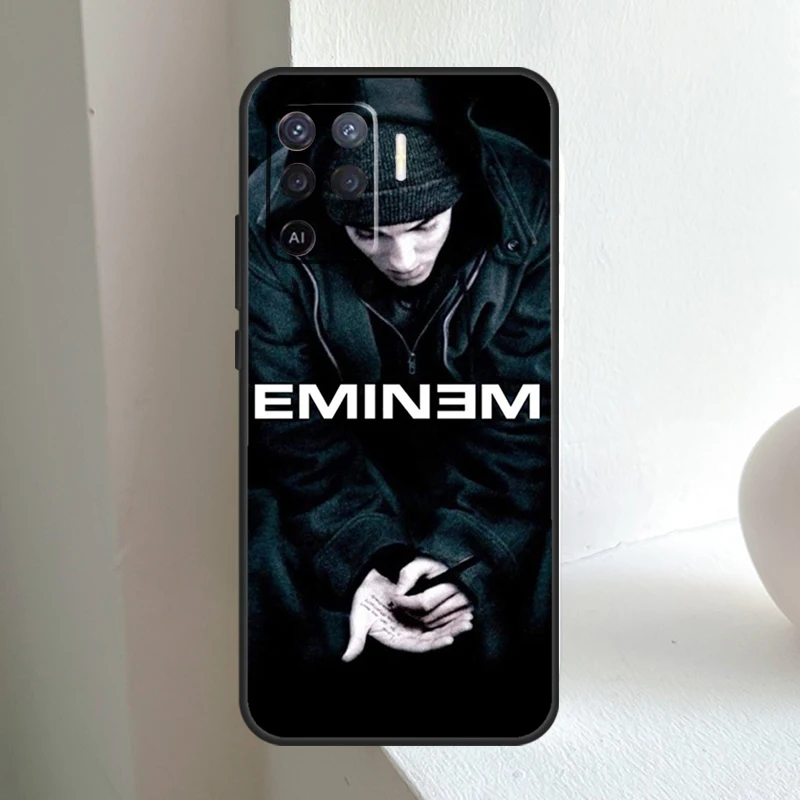 Hip Hop Rapper Eminem Rap Phone Case For OPPO A77 A57 A17 A96 A76 A16 A94 A74 A54 A53 A31 A5 A9 A52 A72 A91 A93 A15 image 3