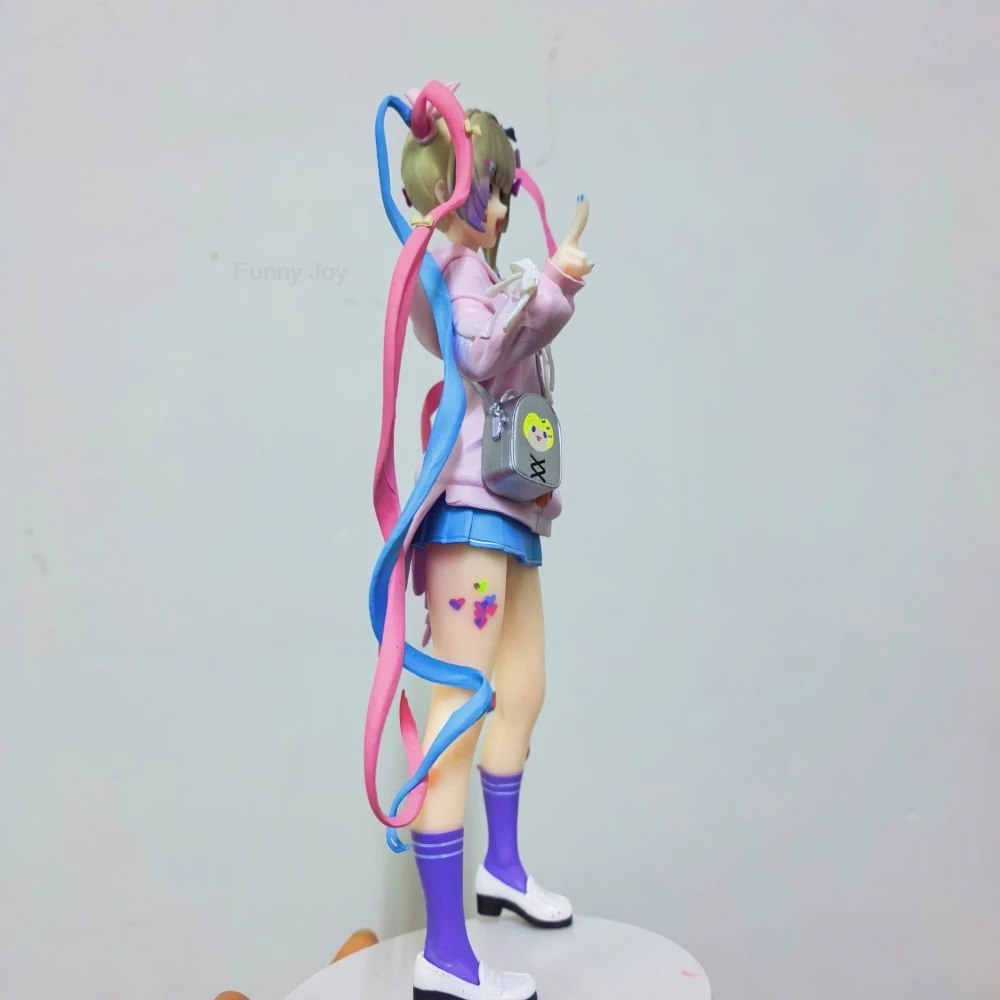 مضحك الفرح جديد المحتاجة فتاة جرعة زائدة الشكل المنبثقة موكب كانجيل عمل أرقام الظاهري Uploader البلاستيكية جمع نموذج الحلي لعبة #4