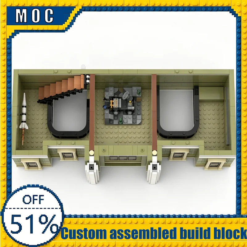 

948PCS Natural History Museum Additional Floor Architecture MOC Model Building Blocks Assembly Toy Education Birthday Gift Adult